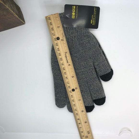 Gloves Greyish/Blue Anti-Skid Gloves Mobile /Everyday Winter Gloves - Picture 16 of 16